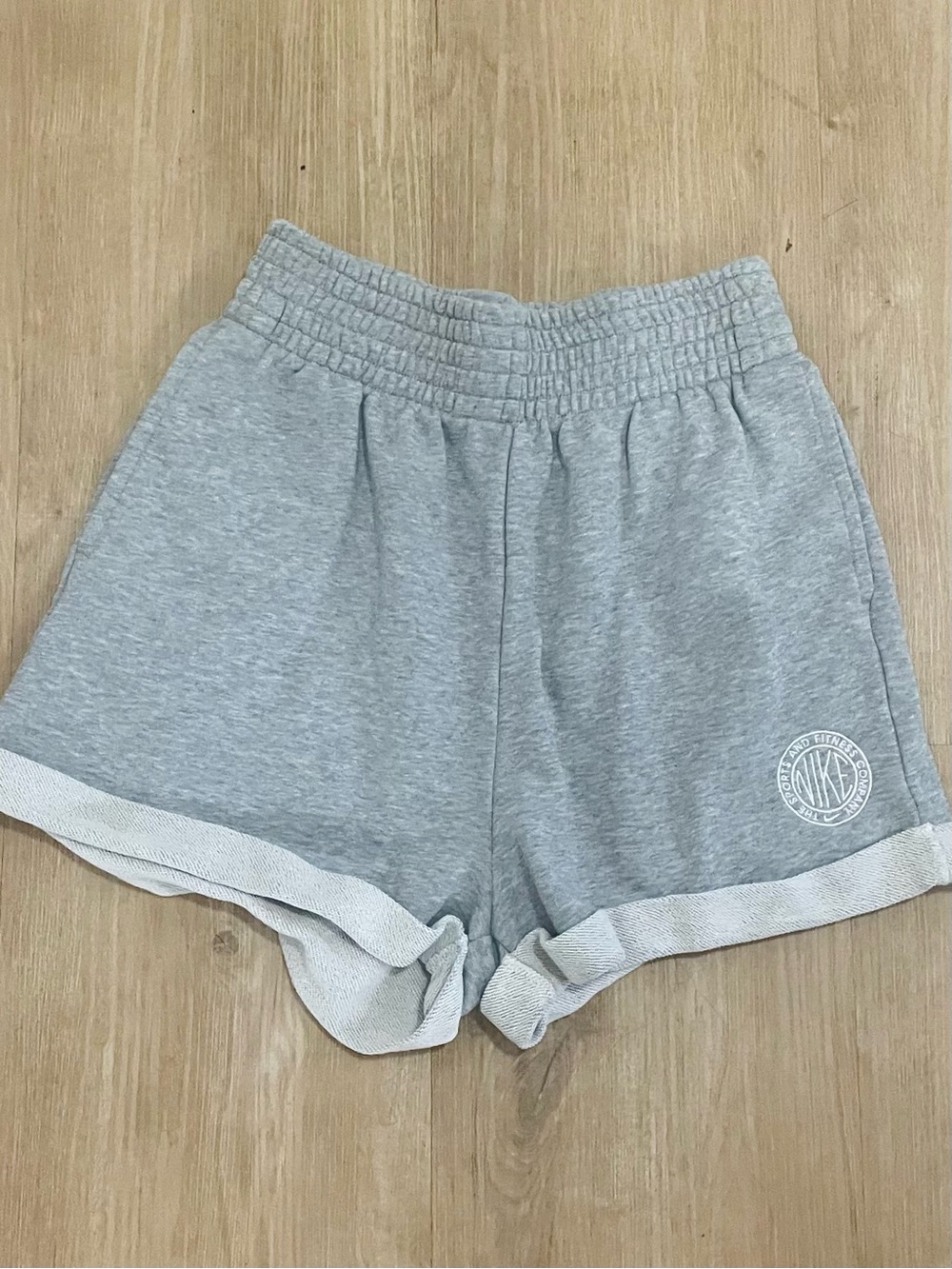 Nike Women's Grey Terry Shorts